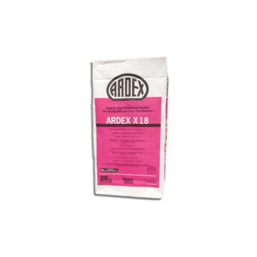 ARDEX X 18 - Fibre Reinforced Flexible Tile Adhesive - 20KG