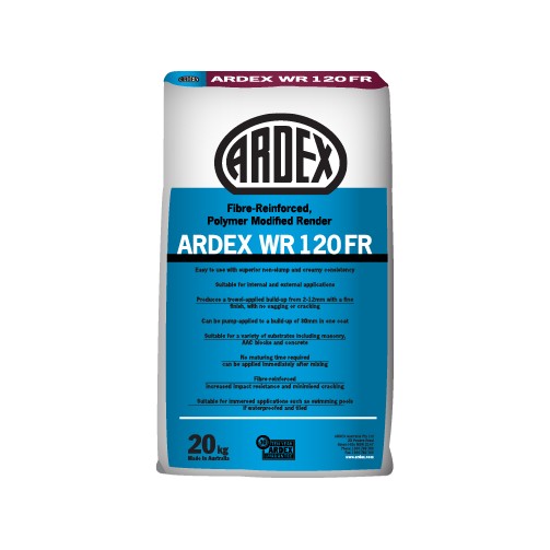 ARDEX WR 120 FR - Fibre-Reinforced Polymer modified Render - 20KG