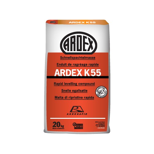 Ardex K55 Rapid Levelling & Smoothing Compound - 20KG