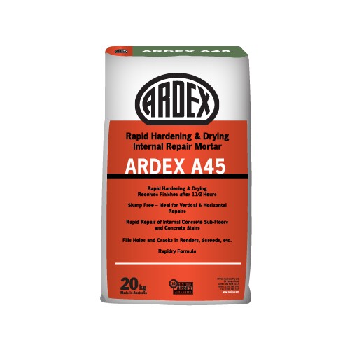 ARDEX A45 Rapid Hardening & Drying Repair Mortar - 20KG