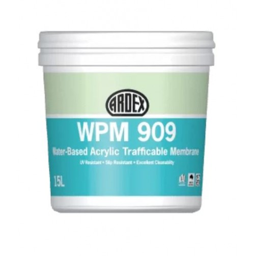 ARDEX WPM 909 Water Based Acrylic Trafficable Membrane - 15L