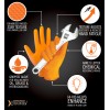 Orange Rocket Xtra Grip Nitrile Gloves