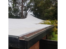 Complete roof restoration of Heritage listed site in Middle Cove, NSW.  Works were carried out to remove existing pebble ballast and repair roof damage done by a tree falling. After repairs were completed and roof thoroughly cleaned, Priming and the waterproofing system were then installed. Once...